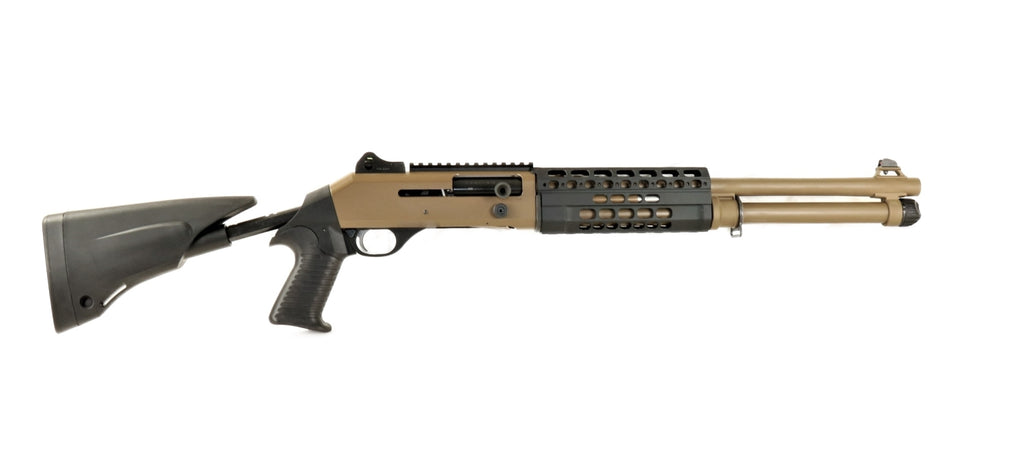 Benelli Schrotflinte, taktisches Design.