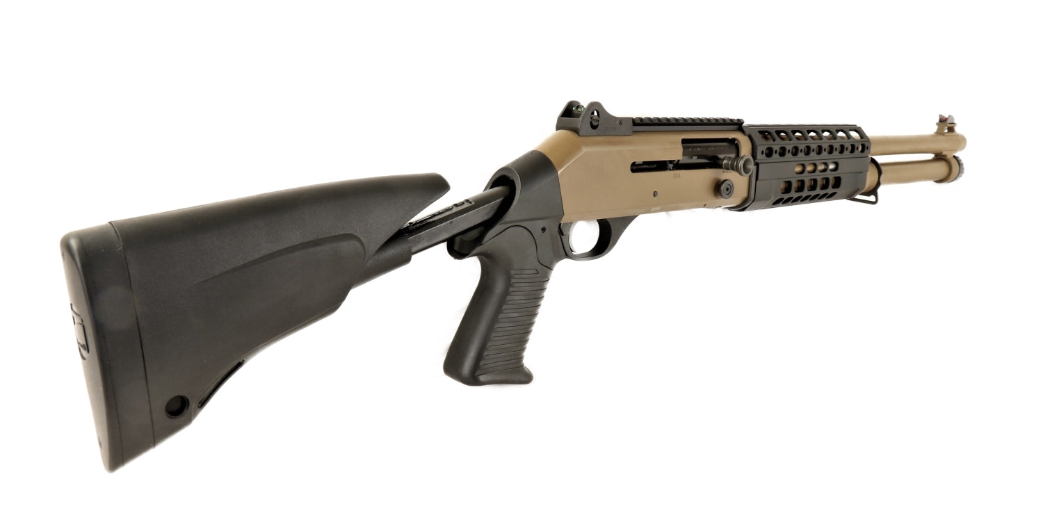 Benelli Schrotflinte, taktisches Design.