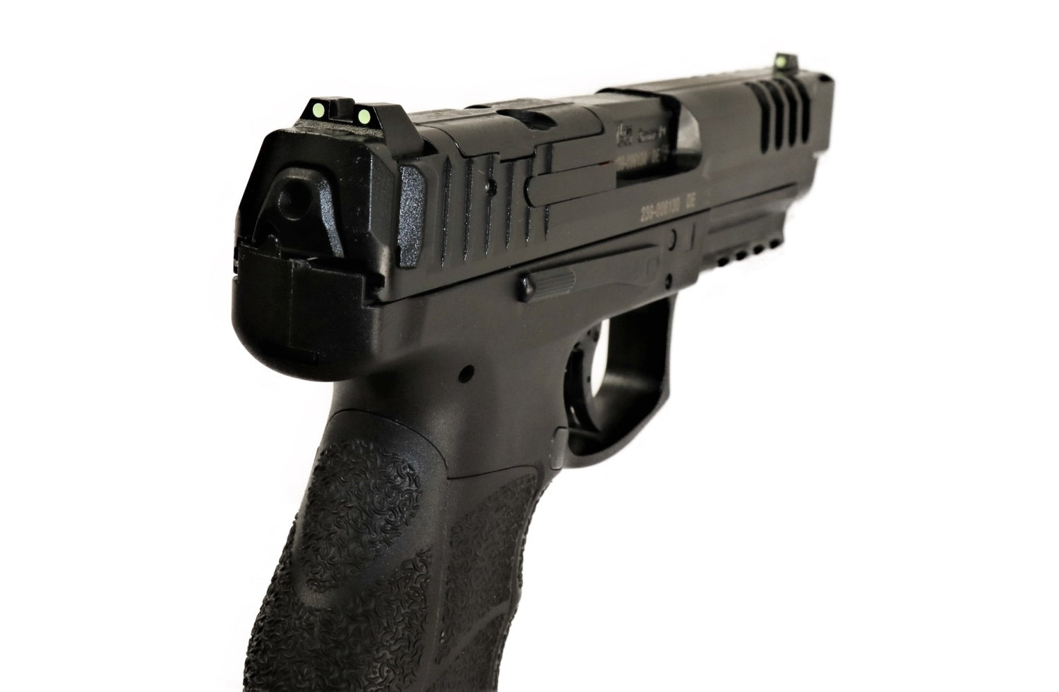 Heckler & Koch Pistole, schwarz.