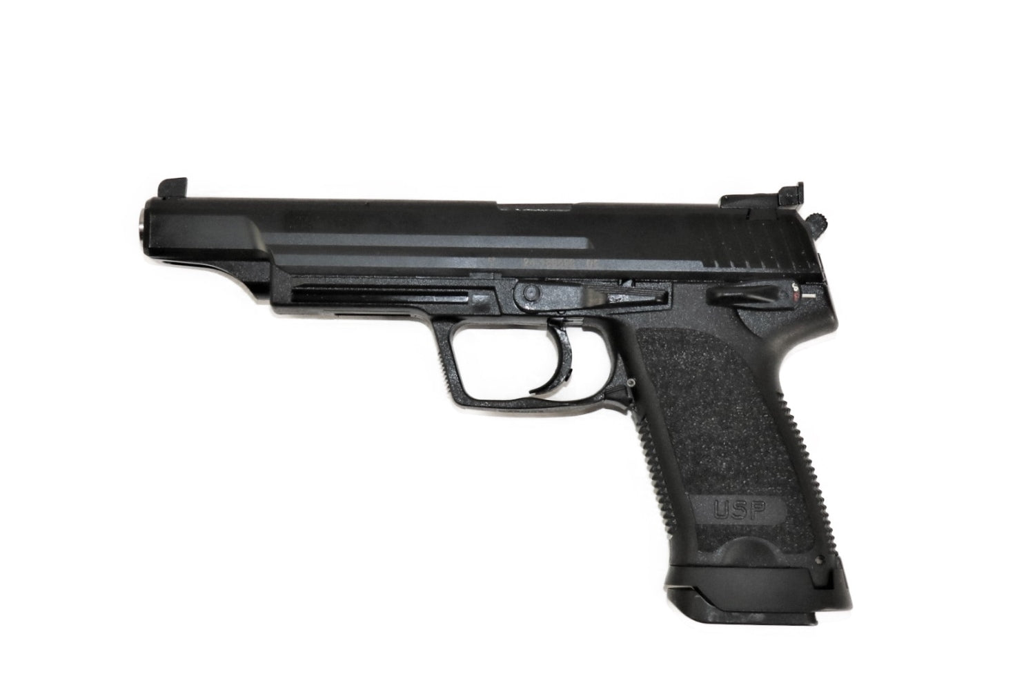 Heckler & Koch Pistole, schwarz.