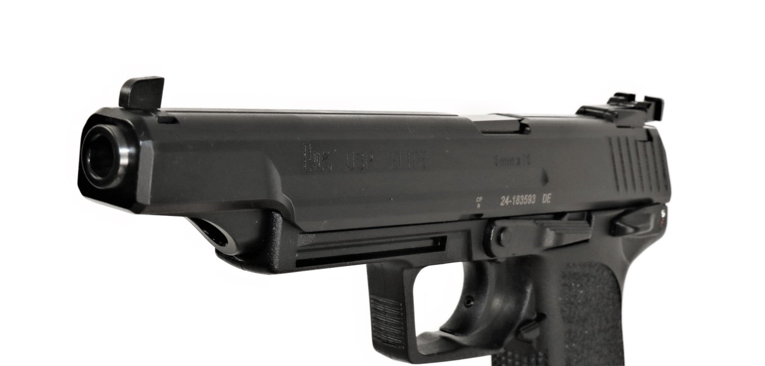 Heckler & Koch Pistole, schwarz.