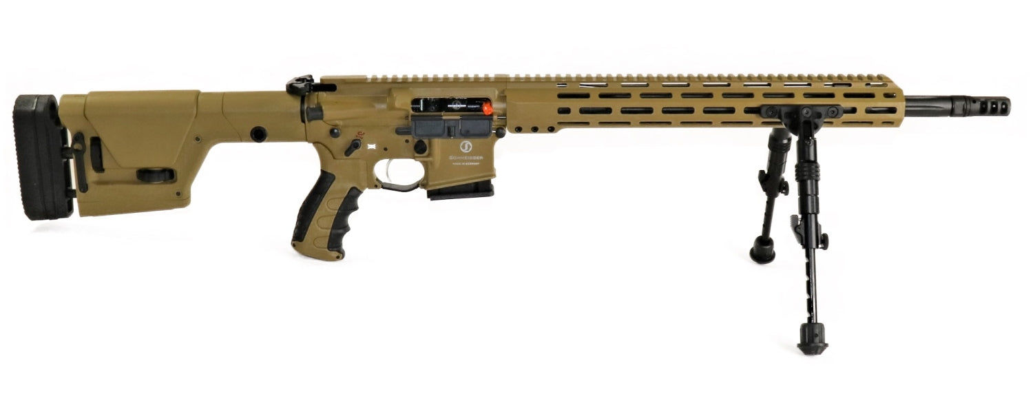 Schmeisser Gewehr mit Zweibein.