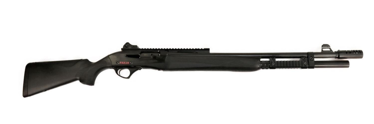 FABARM Schrotflinte, schwarzes Design.