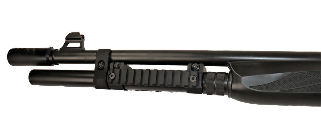 FABARM Schrotflinte, schwarzes Design.