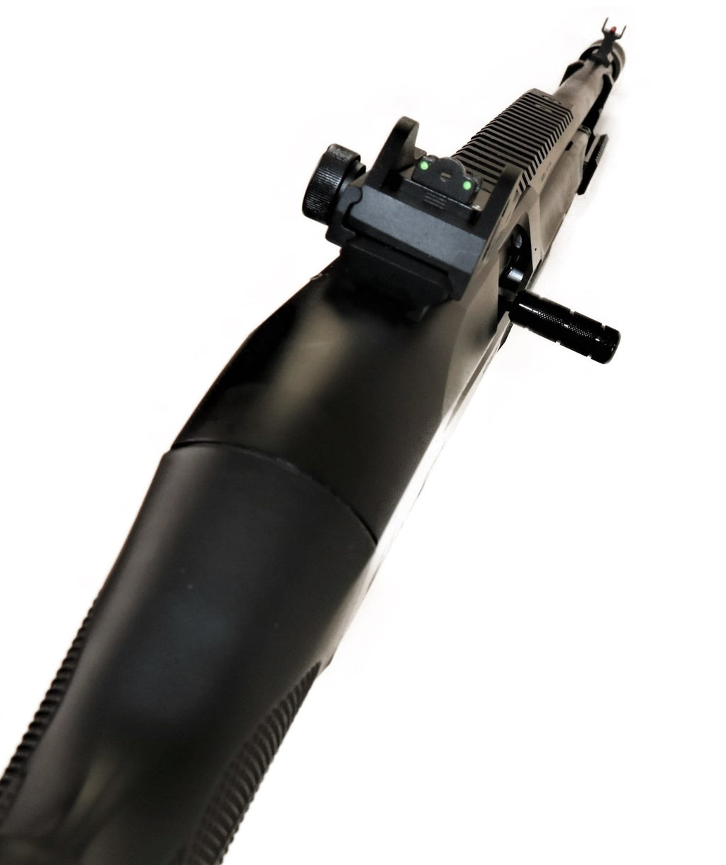 FABARM Schrotflinte, schwarzes Design.