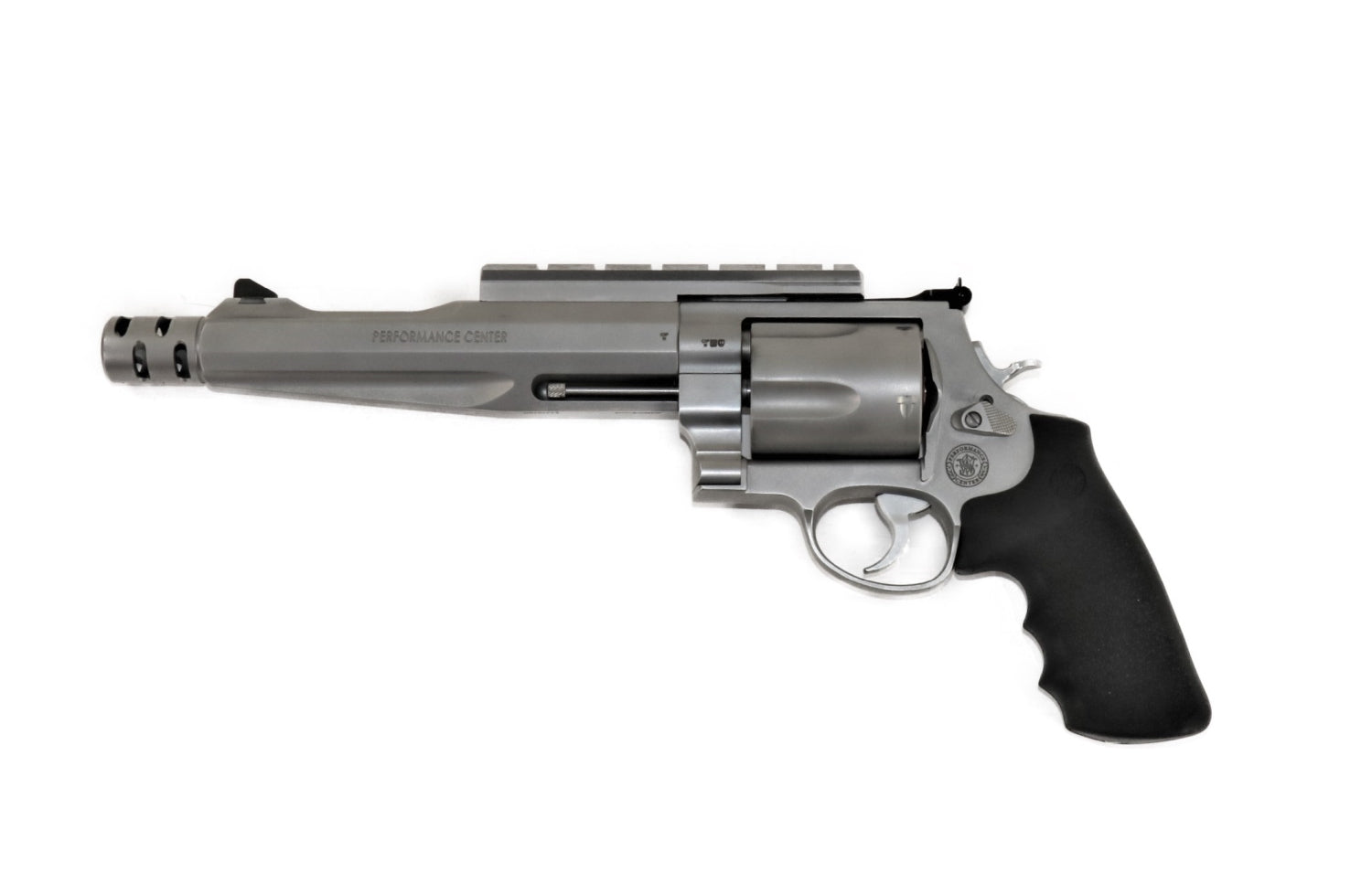 Smith & Wesson Revolver, silber.
