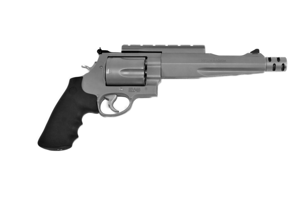 Smith & Wesson Revolver, silber.