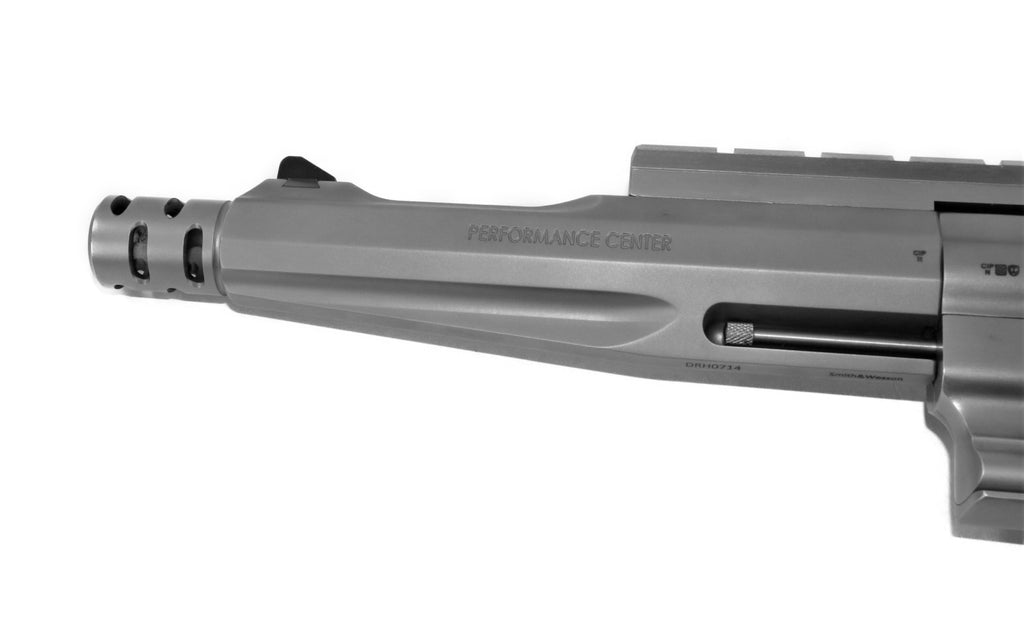 Smith & Wesson Revolver, silber.