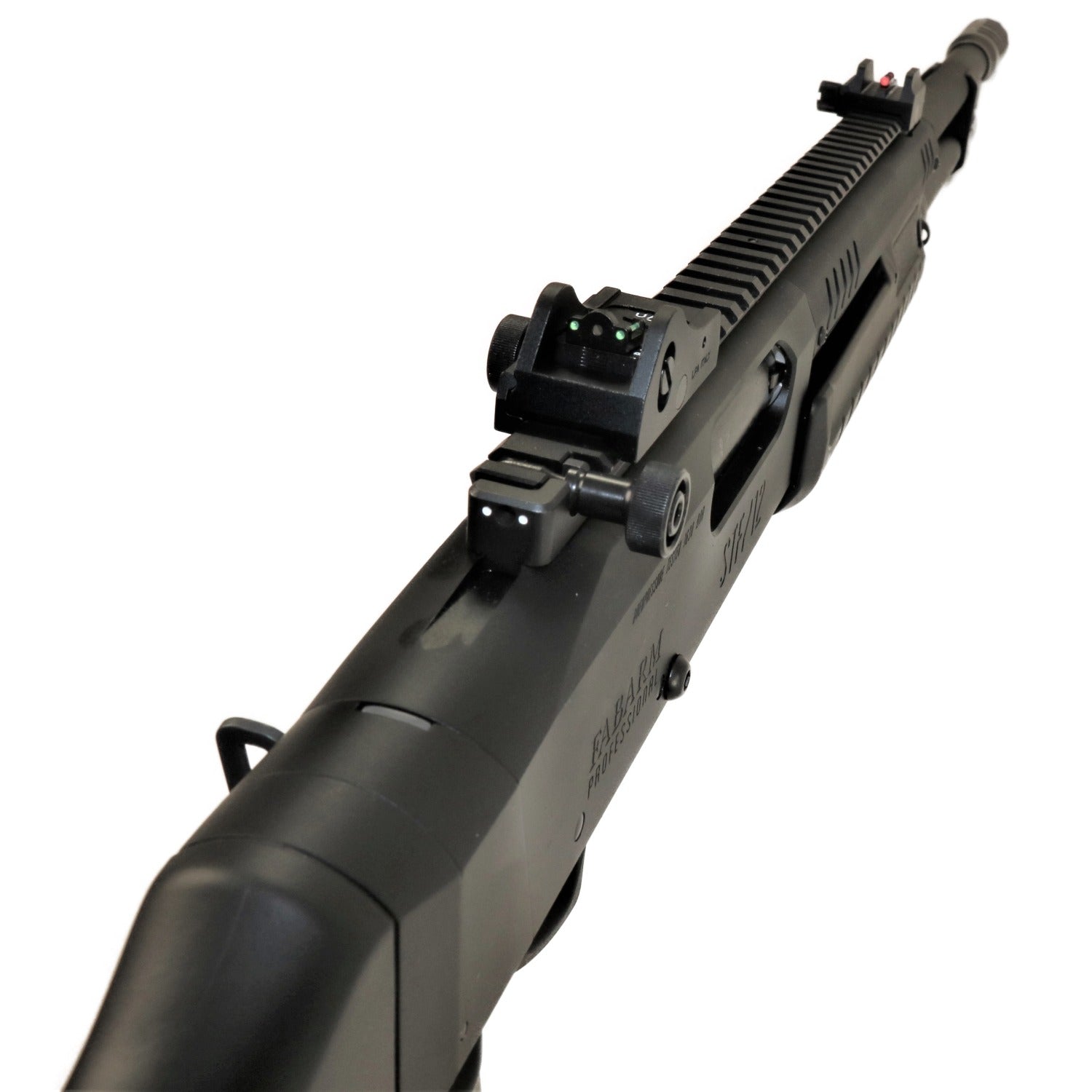 FABARM Schrotflinte mit Visieraufsatz.