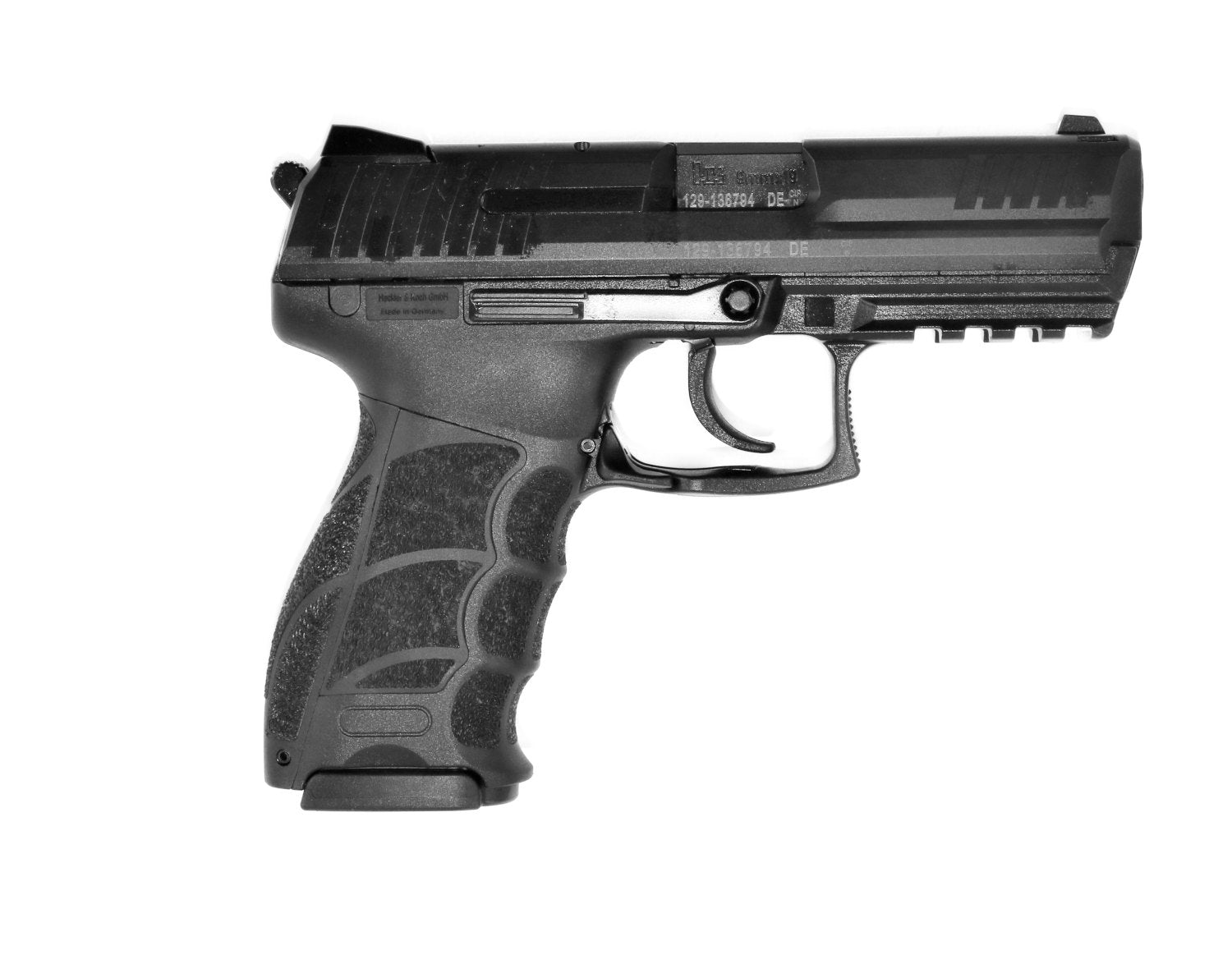 Heckler & Koch Pistole, schwarz.