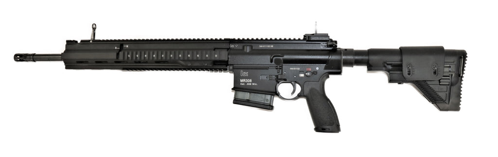 Heckler & Koch Gewehr, schwarz.