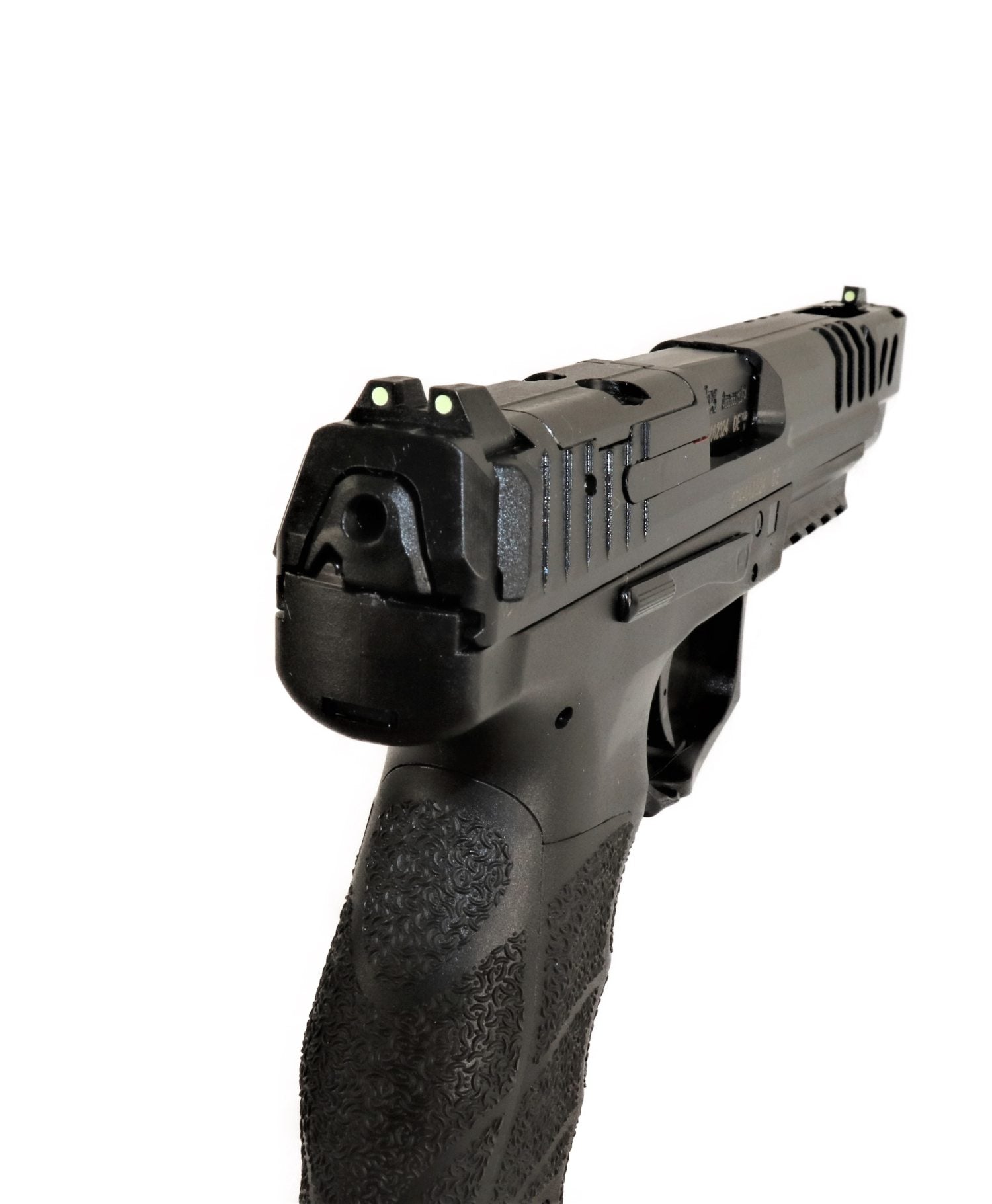 Heckler & Koch Pistole, schwarz.