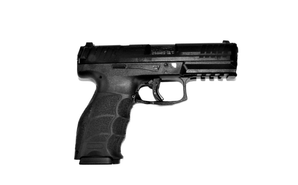 Heckler & Koch Pistole, schwarz.