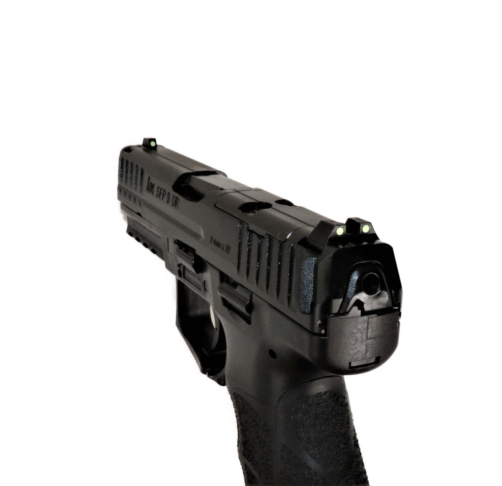 Heckler & Koch Pistole, schwarz.