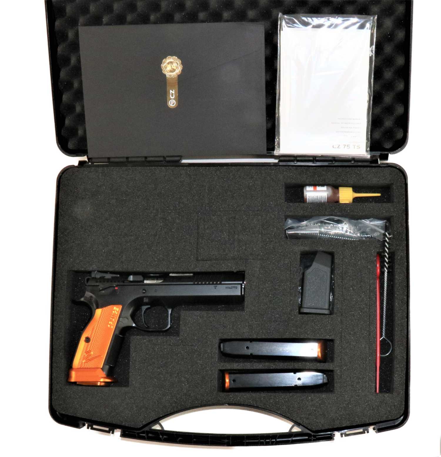 Pistole CZ für Sportschützen.