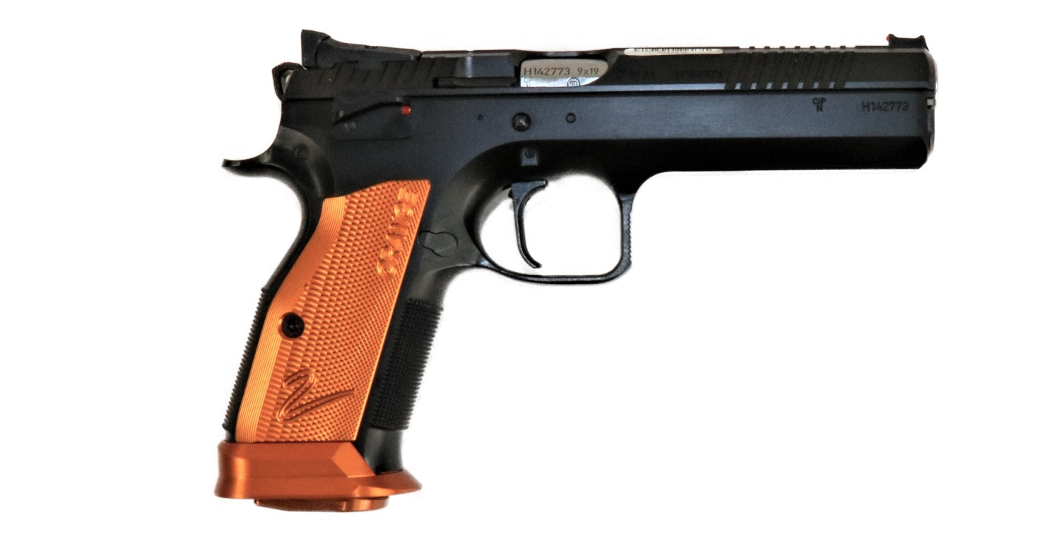 Pistole CZ für Sportschützen.