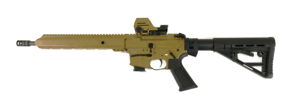 Schmeisser Gewehr, taktisches Design, Zielfernrohr.