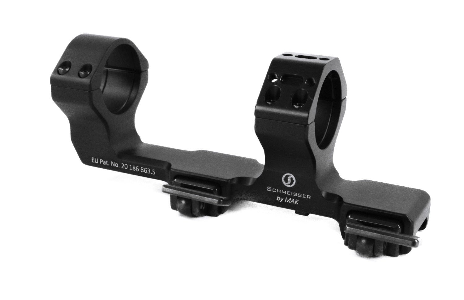 Zielfernrohrmontage von Schmeisser, schwarz.