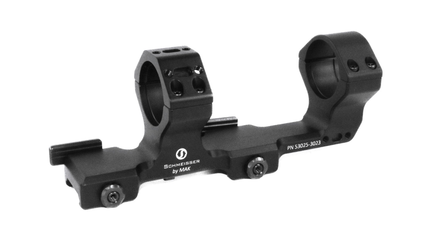 Zielfernrohrmontage von Schmeisser, schwarz.