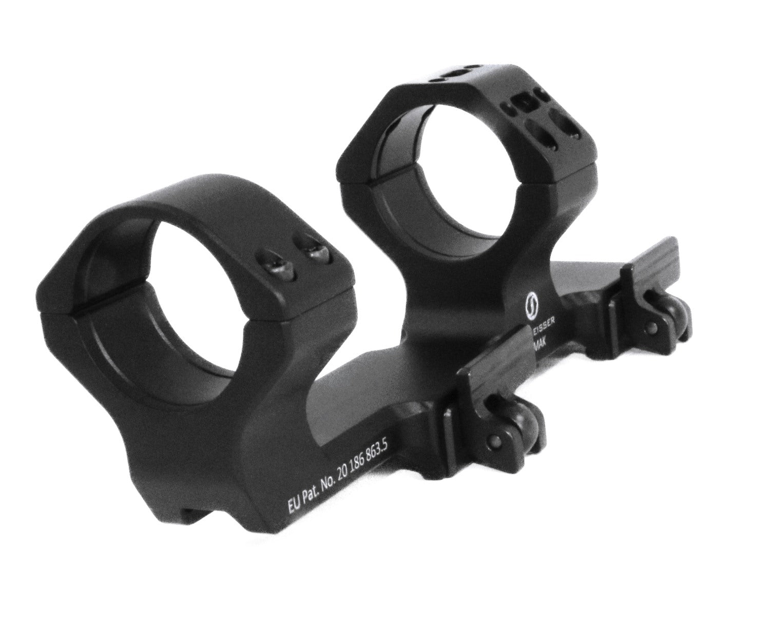 Zielfernrohrmontage von Schmeisser, schwarz.