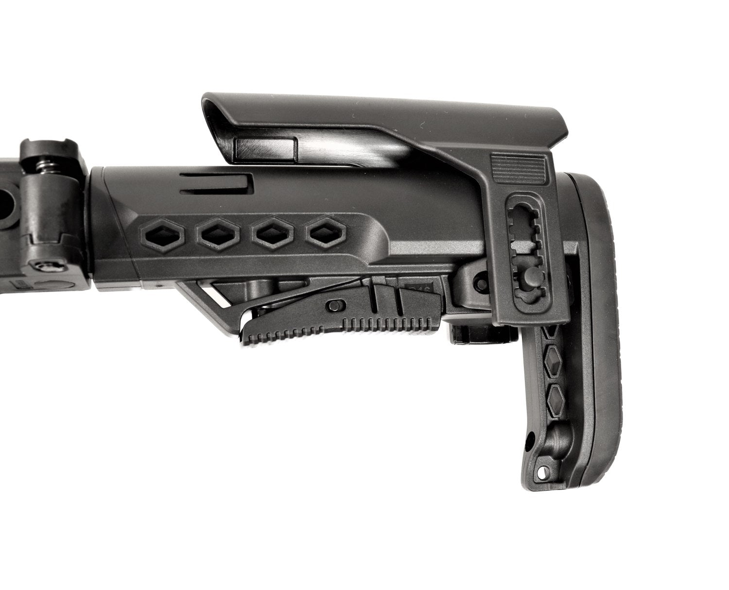 Armsan Gewehr, schwarzes Design.