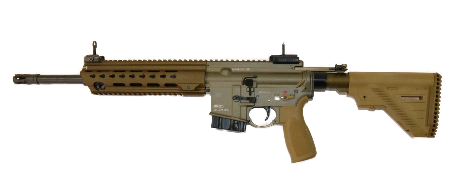 Heckler & Koch Gewehr, beige.