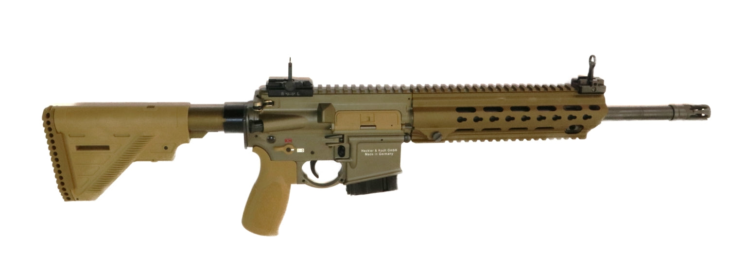 Heckler & Koch Gewehr, beige.