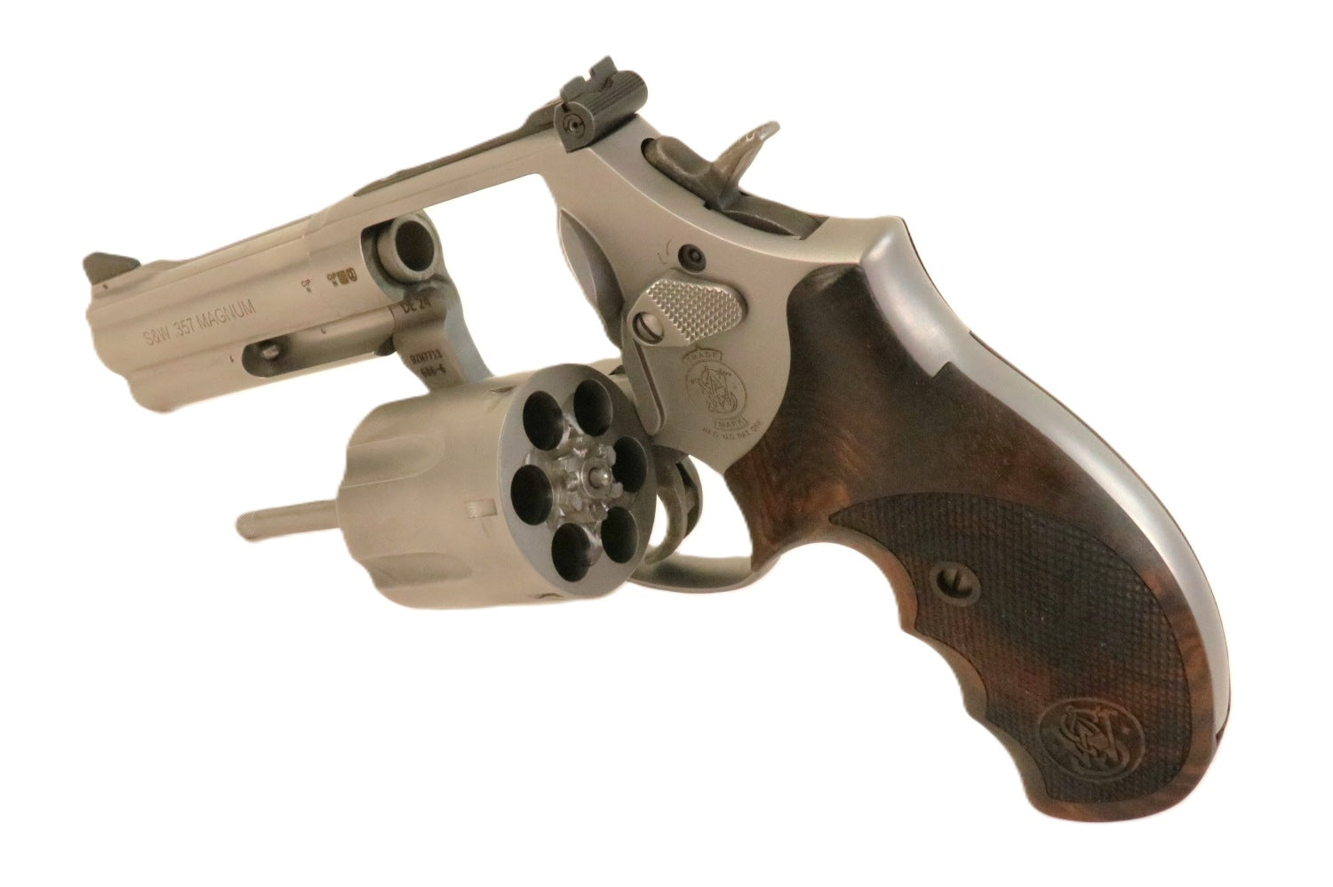 Smith & Wesson Revolver, silbern.