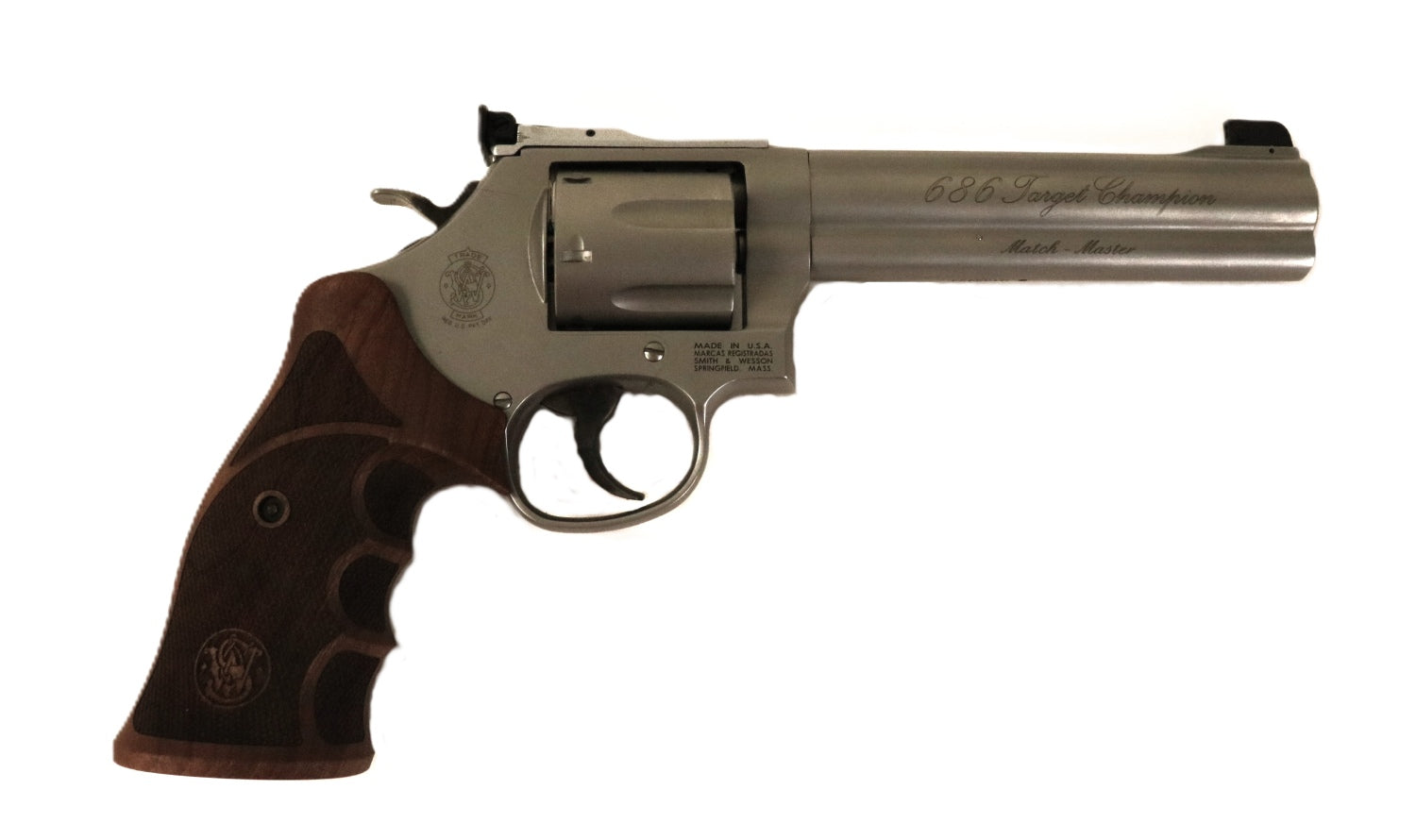 Smith & Wesson Revolver, Silber.