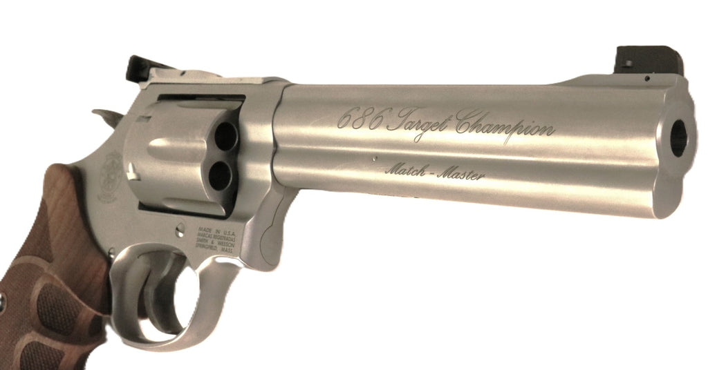 Smith & Wesson Revolver, Silber.