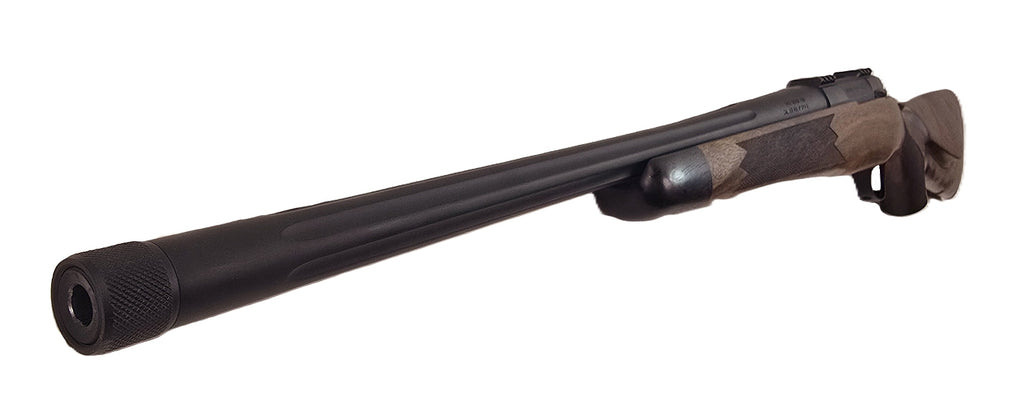 SAKO Jagdgewehr mit Holzschaft.