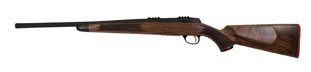 SAKO Jagdgewehr mit Holzschaft.