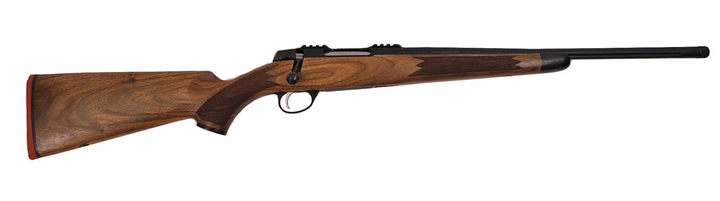 SAKO Jagdgewehr mit Holzschaft.