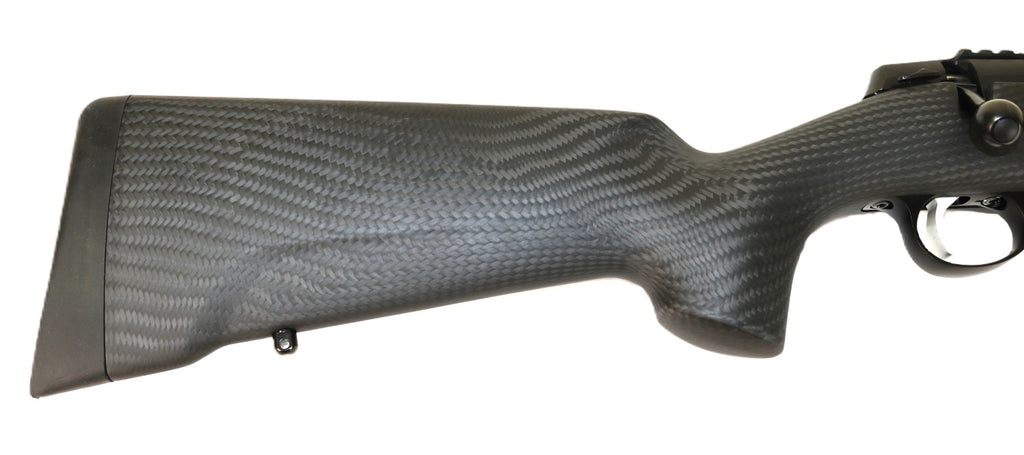 SAKO Gewehr mit Kohlefaser-Schaft.