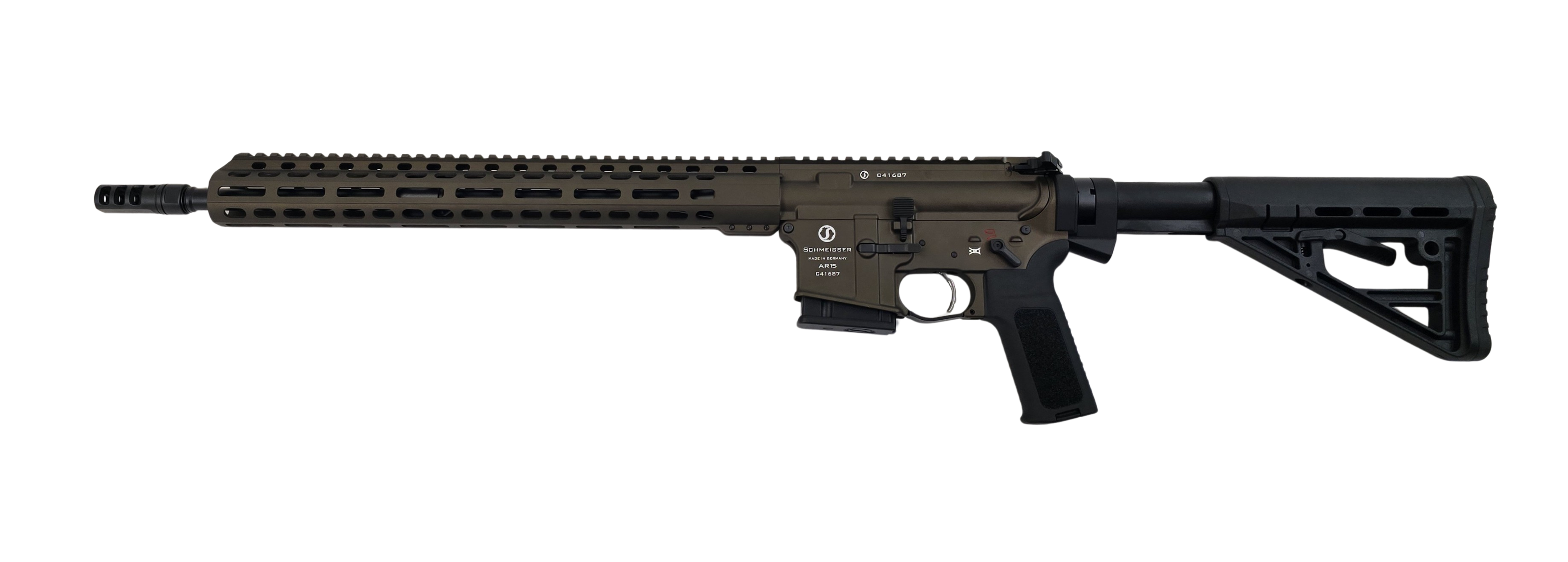 Top Angebot Schmeisser AR 15 M5FL Dynamic, Kal. .223 Rem., LL 16,75 Zoll, thunder bronze