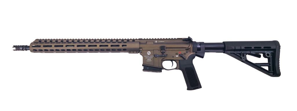 Messe Angebot Schmeisser AR 15 M5FL, Kal. .223 Rem., LL 16,75 Zoll, thunder bronze