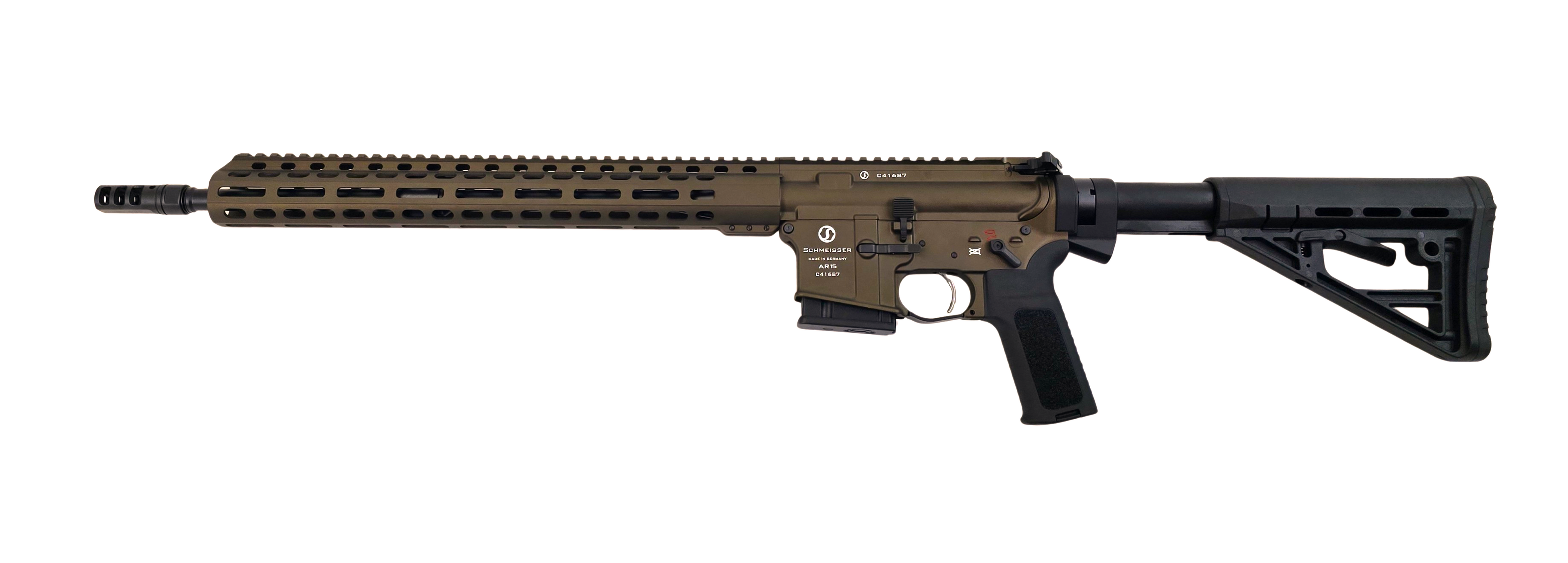 Top Angebot Schmeisser AR 15 M5FL Dynamic, Kal. .223 Rem., LL 16,75 Zoll, thunder bronze