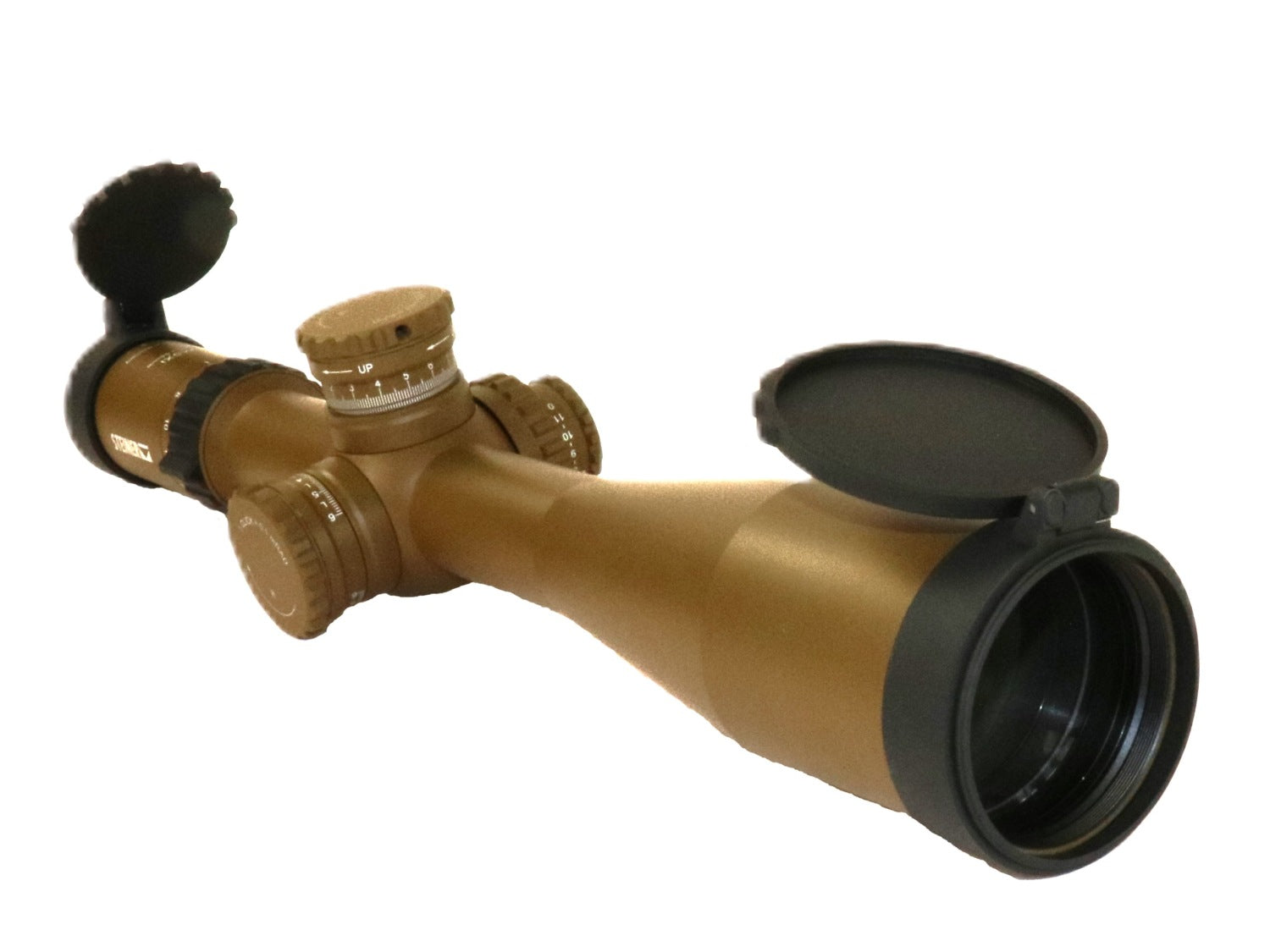 Steiner Zielfernrohr mit Schutzkappen.