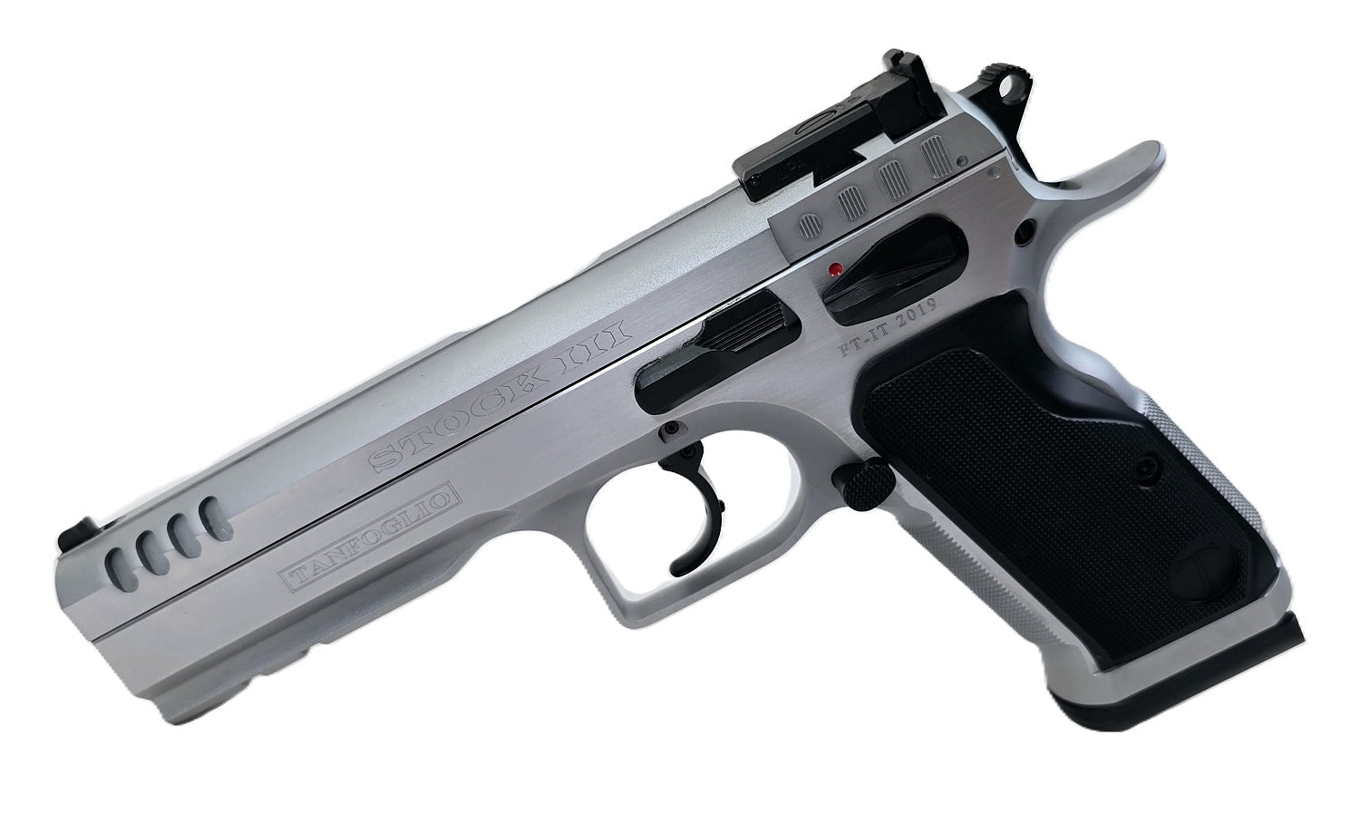 Tanfoglio Pistolen in Koffern.