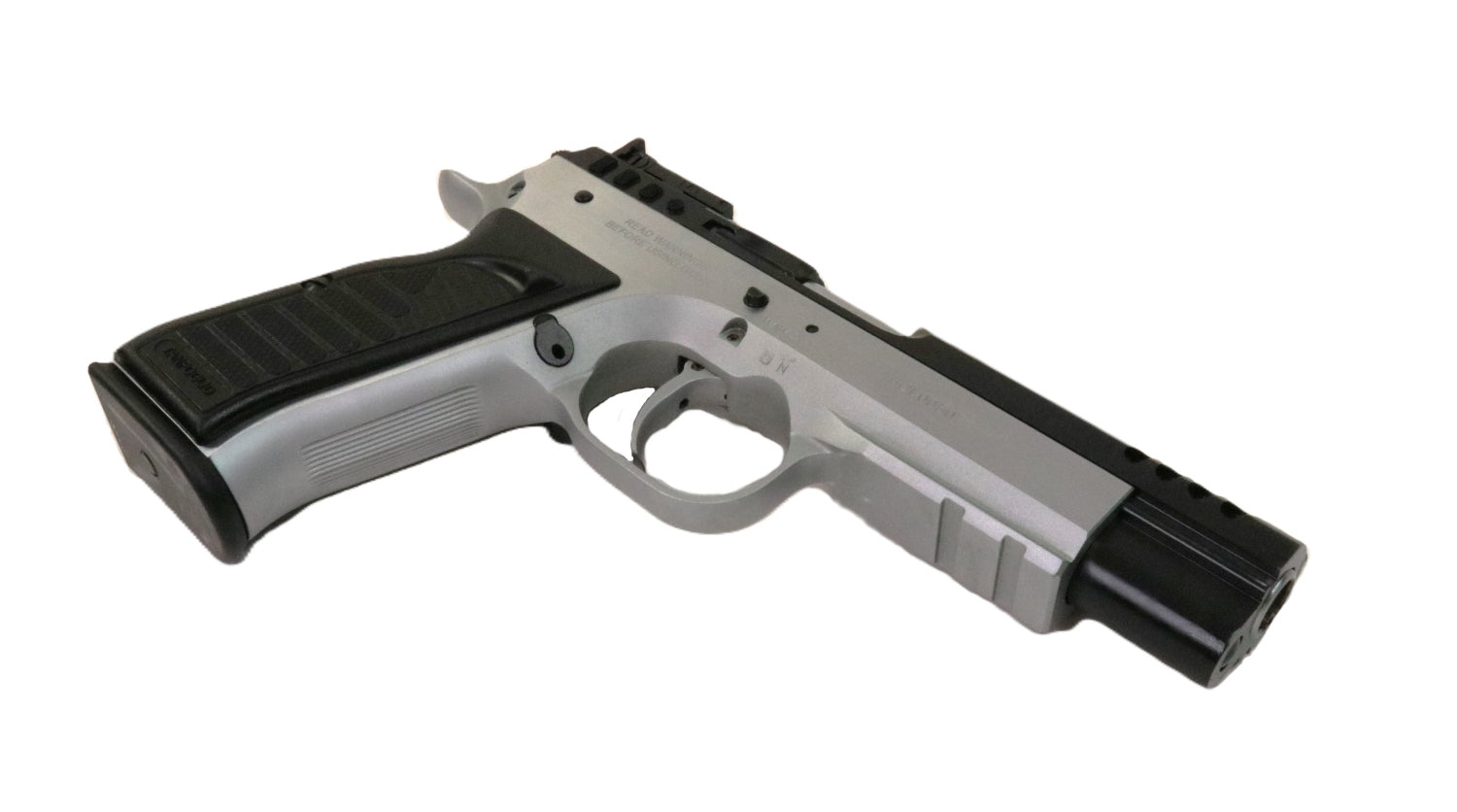 Tanfoglio Pistole in rotem Koffer.