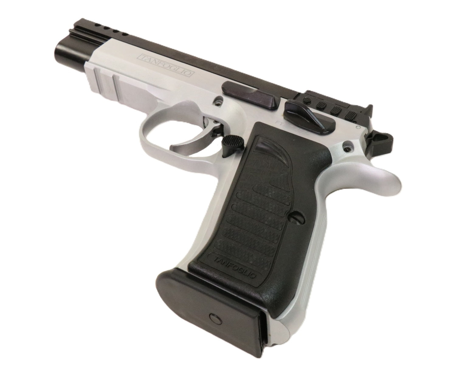 Tanfoglio Pistole in rotem Koffer.