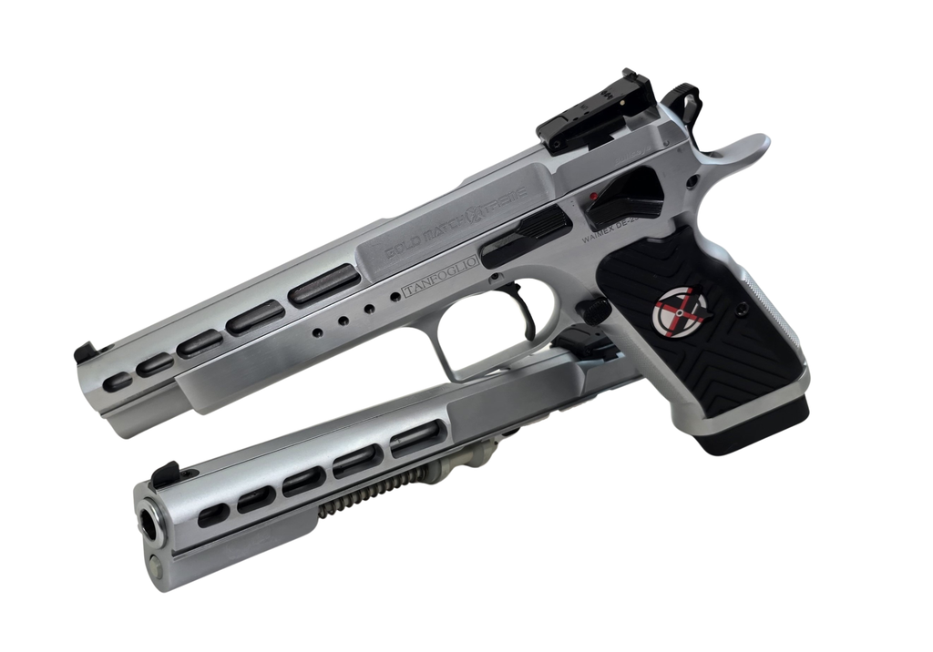 Tanfoglio T97LGold Match Xtreme Combo BDS Version, Kal. 45 Auto + Wechselsystem 9mm Luger, LL 6 Zoll , Bullseye