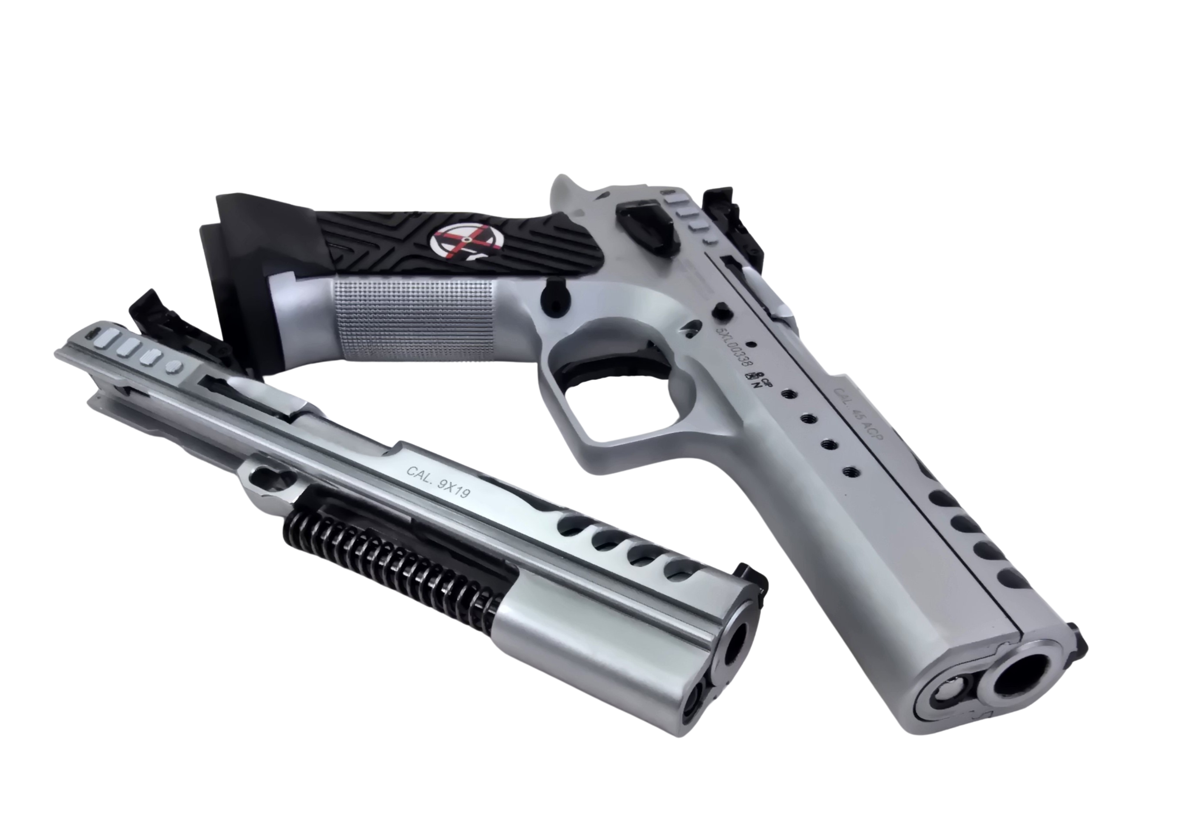 Tanfoglio T97L Limited HC Xtreme Custom Combo, Kal. .45 Auto + Wechselsystem 9mm Luger, Bullseye