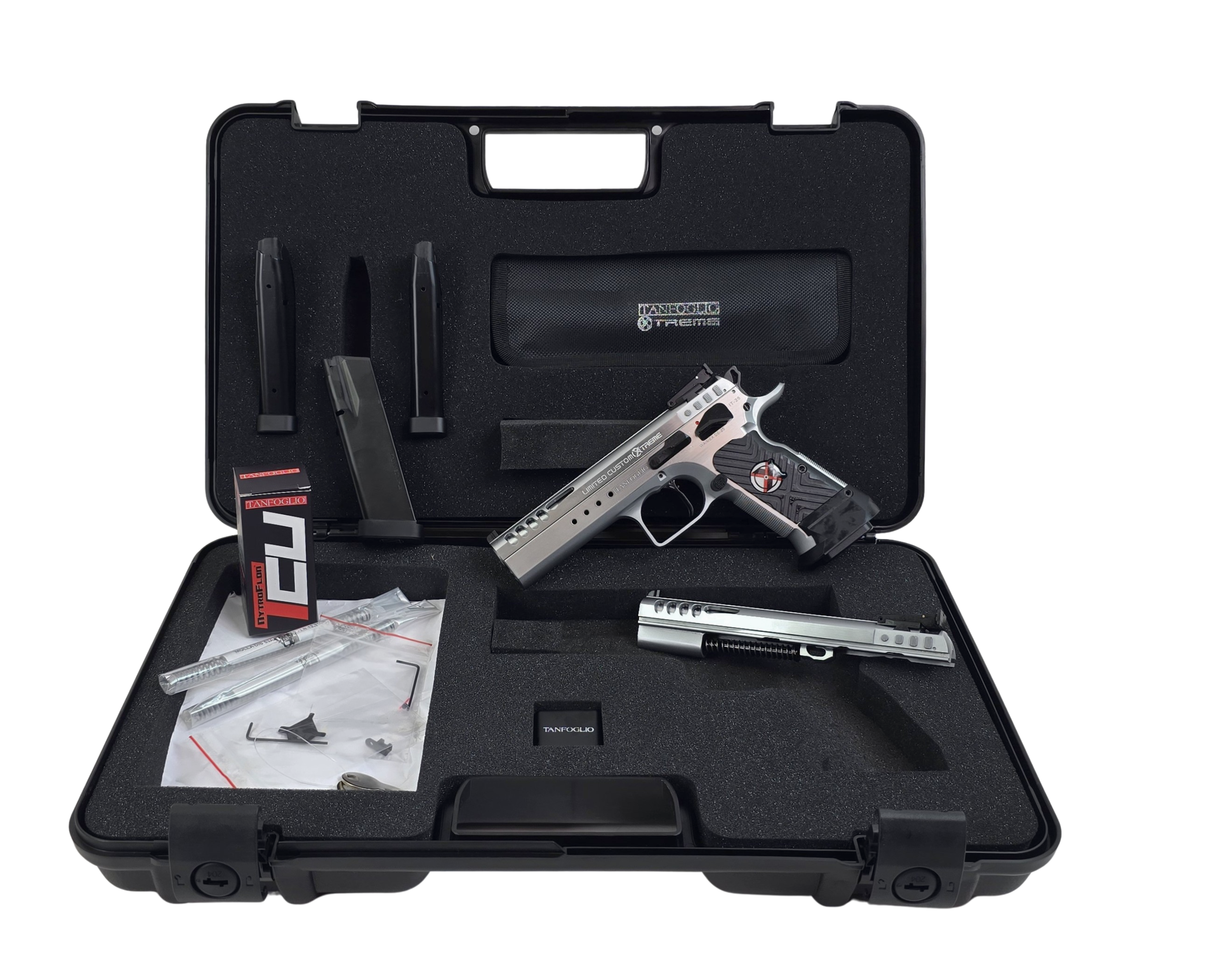 Tanfoglio T97L Limited HC Xtreme Custom Combo, Kal. .45 Auto + Wechselsystem 9mm Luger, Bullseye