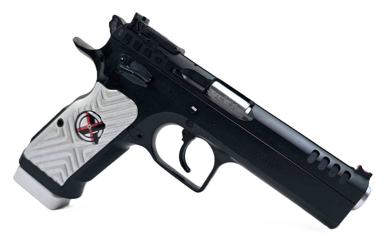 Tanfoglio T97L Stock II Xtreme Combo Kal. 45 Auto + Wechselsystem 9mm Luger, 4,45 Zoll, black finish