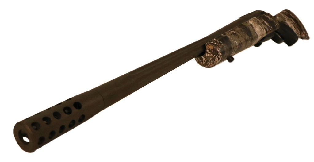 Tikka Gewehr mit Tarnmuster.