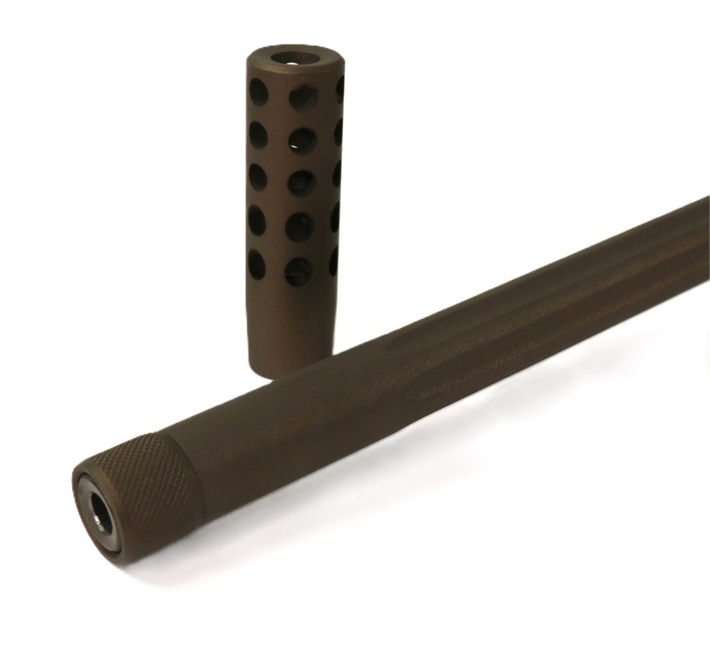 Tikka Gewehr mit Tarnmuster.