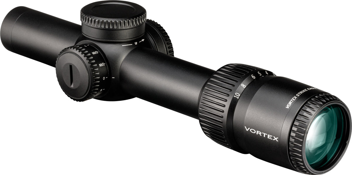 Vortex Strike Eagle 1 -10 x 24 FFP, taktisches Zielfernrohr EBR-8 BDC MRAD