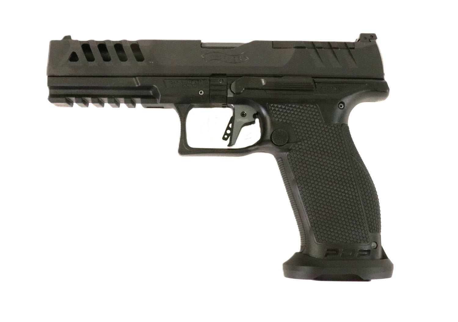 Walther Pistole, seitliche Ansicht.