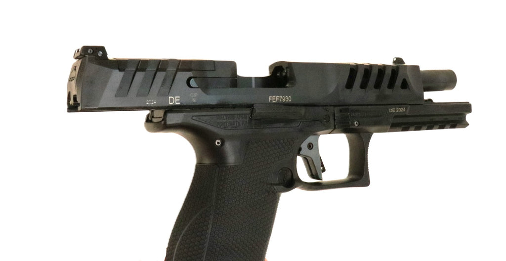 Walther Pistole, seitliche Ansicht.